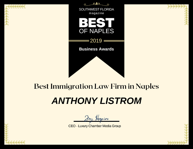 Best Immigration Lawyer in Naples, FL - Anthony Listrom