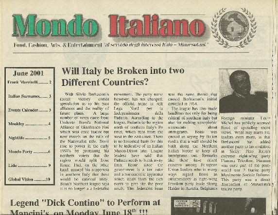 Mondo Italiano Newspaper - LCMG - Luxury Chamber - Southwest Florida Magazine